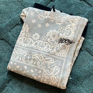 Hooey Blue Paisley Hoodie